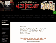 Tablet Screenshot of alieninterview.org